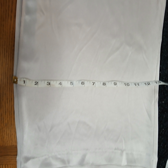 St. John Silver Gray Wide Leg Pants - Picture 7 of 12